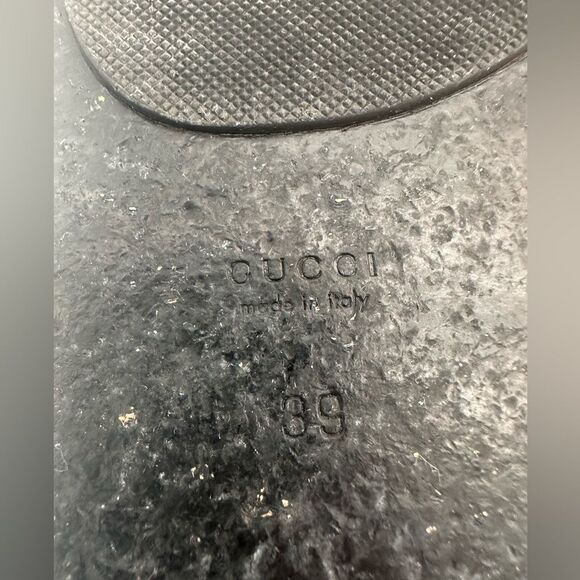 Gucci Marmont GG Thong Flat Sandals Flip Flops Mystic White Leather EU 39 US 9 - Picture 12 of 12